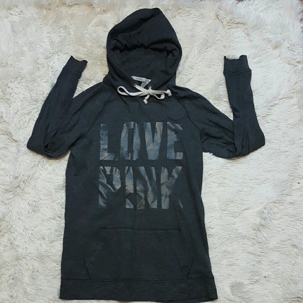 Victoria secret pink sz med hoodie sweatshirt